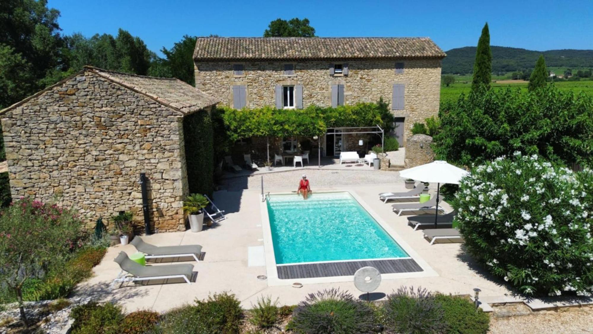 Le Gite De Montagnac La Roque-sur-Cèze Exterior foto