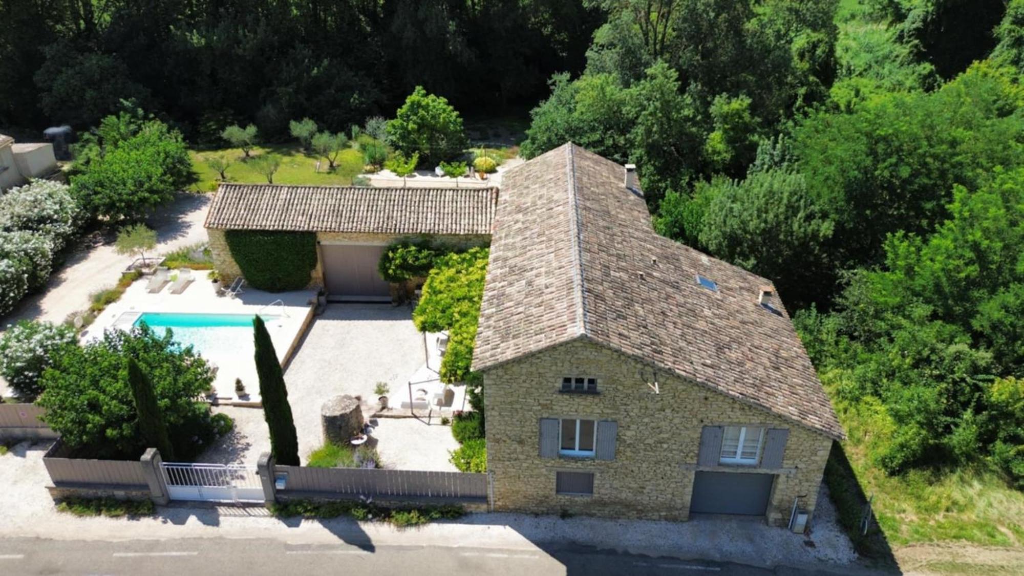 Le Gite De Montagnac La Roque-sur-Cèze Exterior foto