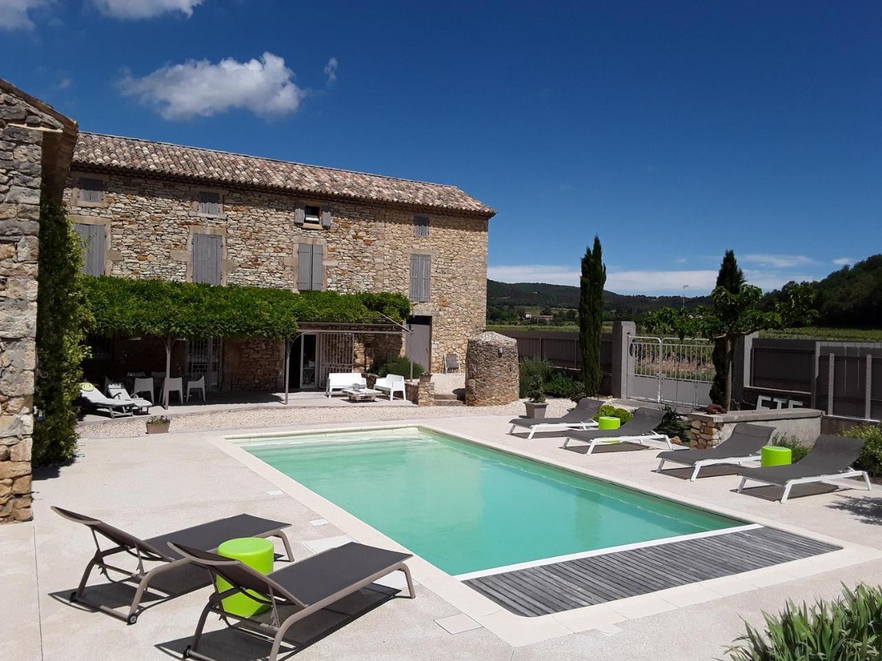 Le Gite De Montagnac La Roque-sur-Cèze Exterior foto